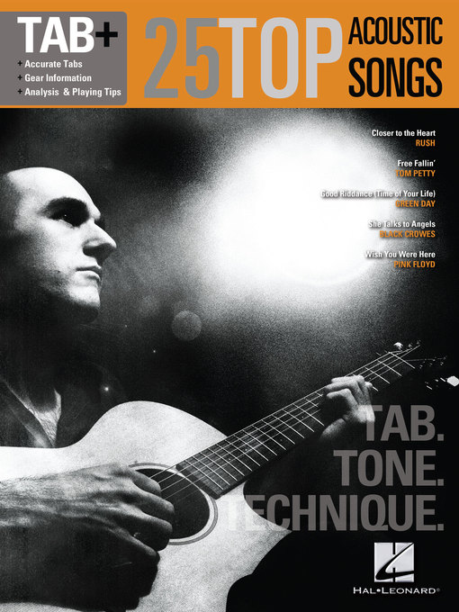 Title details for 25 Top Acoustic Songs--Tab. Tone. Technique. by Hal Leonard Corp. - Available